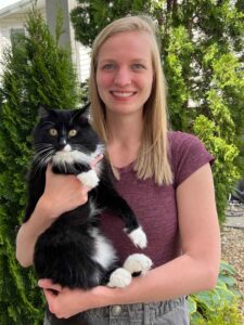 Allison Kwantes, recipient of the R.V.L. Walker Award